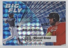 2021 Panini Mosaic Big Fly Reactive Blue Prizm 80/99 Marcell Ozuna #BF3 02v3