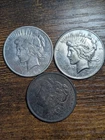 90% SILVER DOLLARS LOT OF  Morgan And Peace Silver Dollars