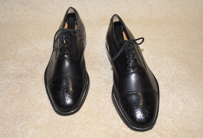 GORGEOUS MORESCHI ''ITALY MADE'' OXFORDS 9.5 D $795