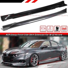 For 2018-22 Honda Accord ACR Modern Steel Metallic Add On Side Skirt Extensions