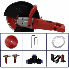 Electric Concrete Saw 220V Circular Saw Cutter w/ Water Pump for Concrete/Brick