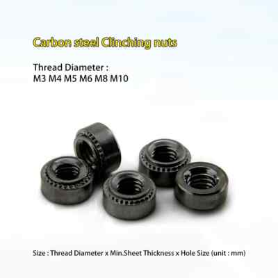 M3 M4 M5 M6 M8 M10 Carbon Steel Press riveting Self-clinching nuts sleeve