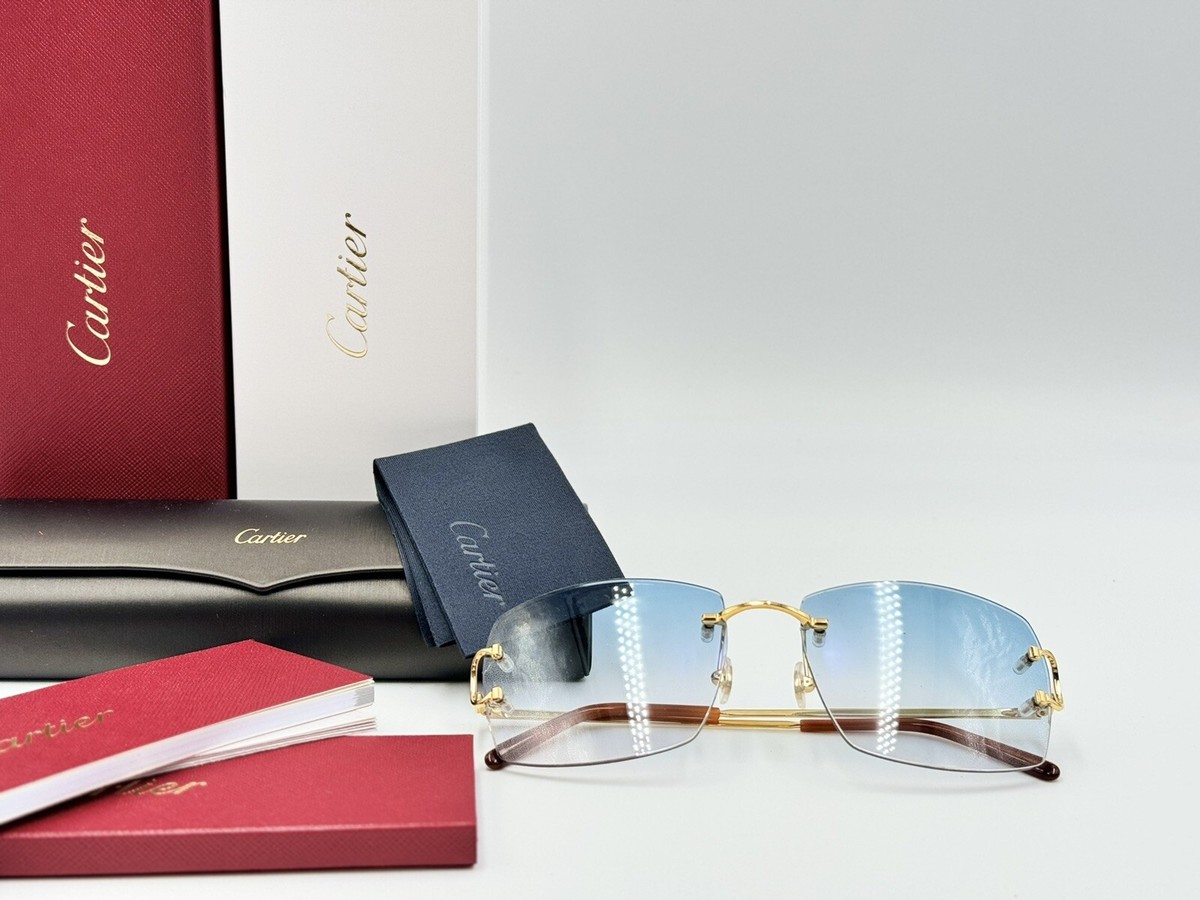Cartier Sunglasses Piccadilly Gold Ref. CT0092O Customized With