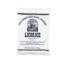 (4) Bags Claey's Licorice Old Fashioned Sanded Hard Candy Bag Free Shipping