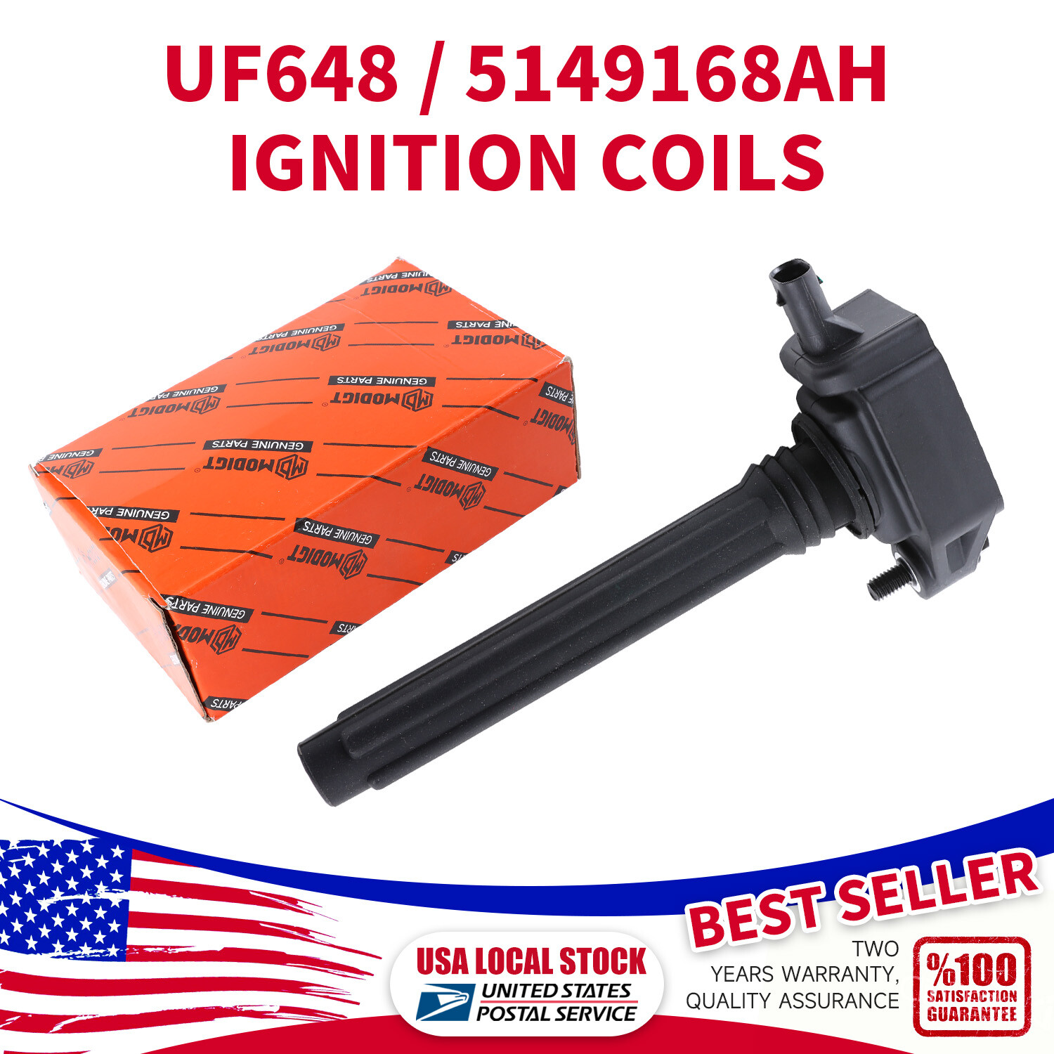 Performance Ignition Coil 1PC Pack for Chrysler Dodge Jeep Ram 3.2/3.6 V6 UF648