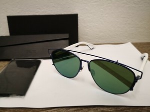 Nuevas Gafas de sol Dior alcances 0TVC, mt Azul Blanco/VERDE LENTE DE  ESPEJO | eBay
