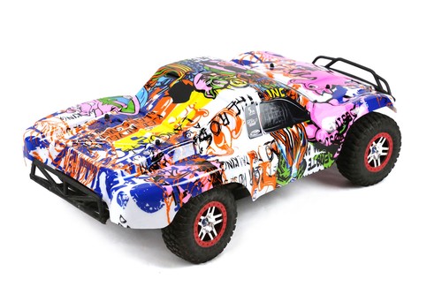 Custom Body Graffiti Pink Pig for ProSC10 1/10 Slash Truck Car Shell Cover 1:10 - Picture 4 of 6