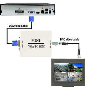 Mini Hd Vga A Bnc Video caja conversor Adaptador Digital Conmutador Para HDTV Moni Po