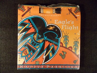 Native Aromatherapy Eagle's Flight by Various Artists (CD, 2000, Columbia) w/Oil