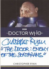 Doctor Who Series 1-4: Christopher Ryan 'DR: ENEMY OF SONTARANS' Autograph Card