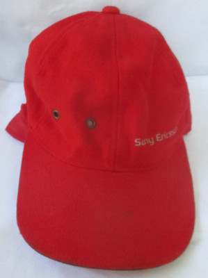 SONY ERICSSON RED ADJUSTABLE CAP HAT