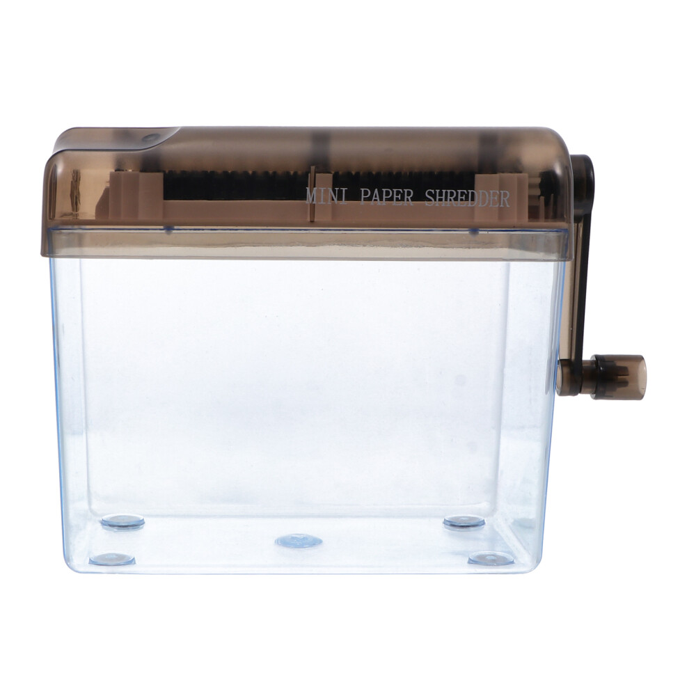 Paper Shredder A4 Document Cutting Machine Manual Hand for Home-image