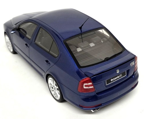 Modellino auto Otto 1/18 Skoda Octavia RS 2.0 TFSI corsa blu metallizzato scala resina '06 - Foto 7 di 8
