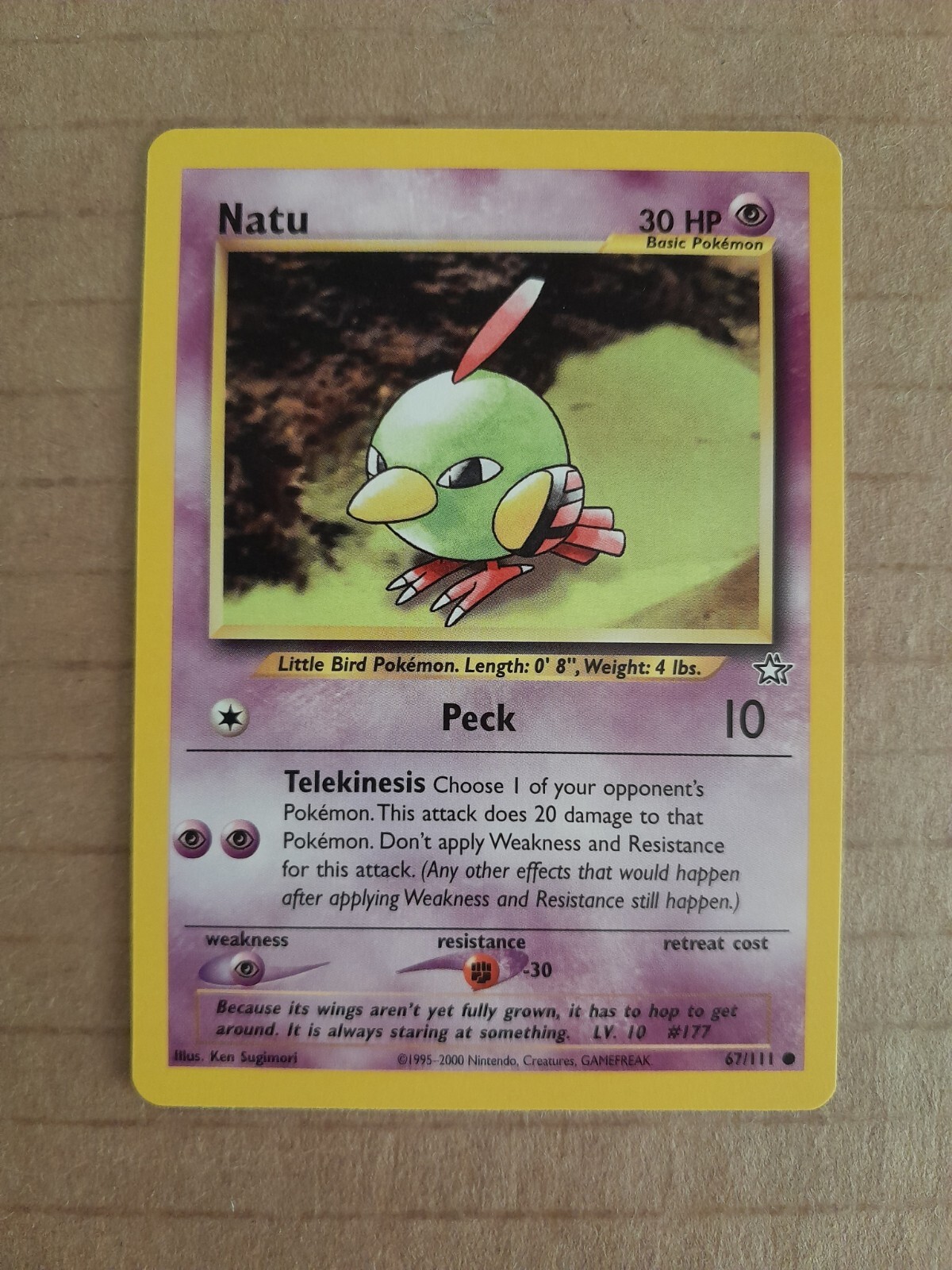 Pokemon Natu 67/111 Neo Genesis NM See Pictures
