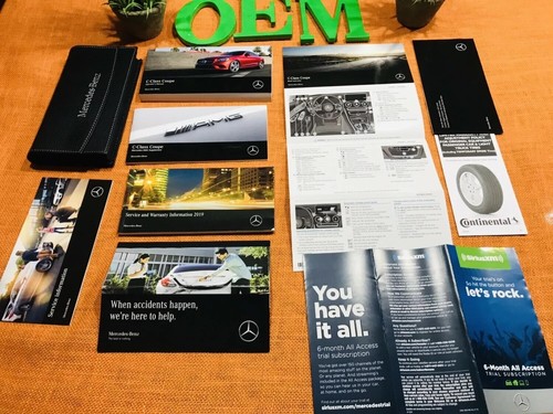 2017 Mercedes C-Class Owner's Manual Set – C300, C350e, C43, C63 AMG – Paper Guide Book