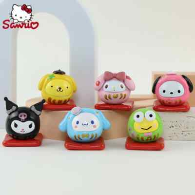 3Cm Figure Cos Daruma KT kuromi/ Melody Anime Cinnamoroll Doll | eBay