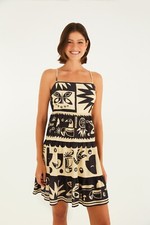 Farm Rio Brazil Tropical Scarf Short Dress Size S