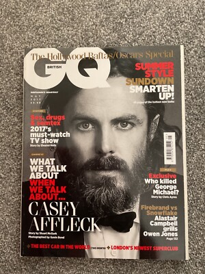 GQ Magazine May 2017 British Casey Affleck Yvonne Strahovski