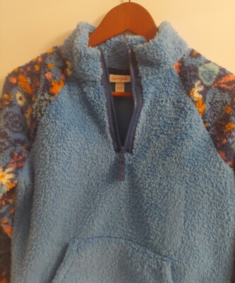 Cat & Jack Fleece Kids Jacket ○ Long Sleeve ○ Size XL (14) Blue