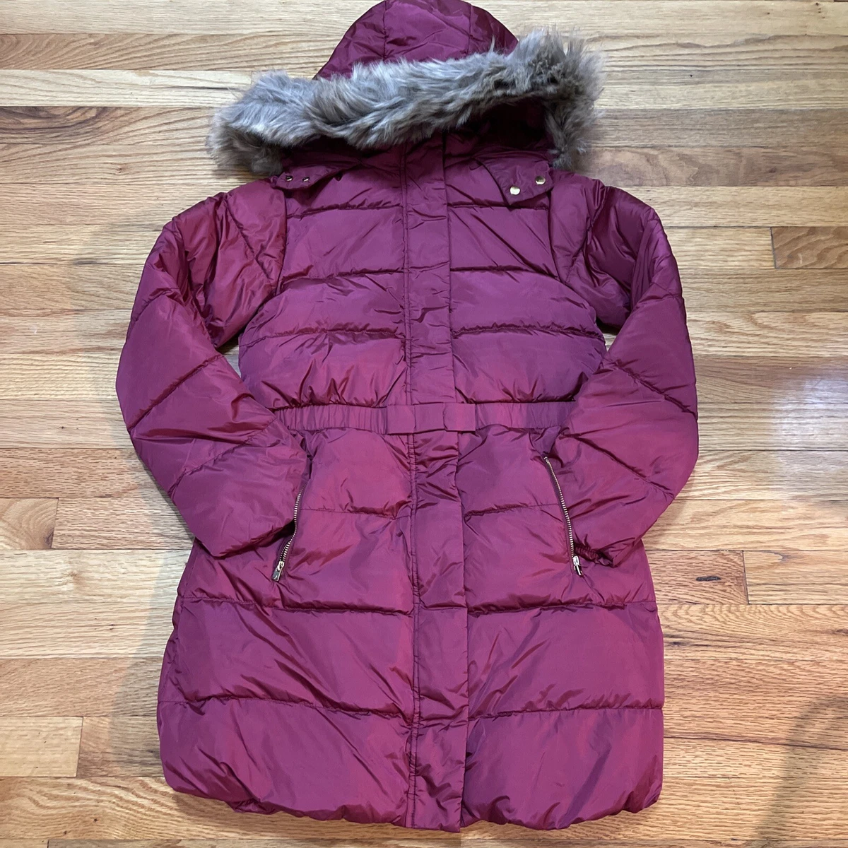 Girls burgundy best sale jacket