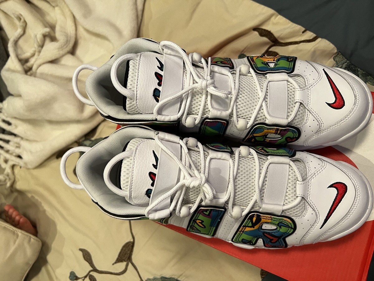 Nike Air More Uptempo PS 17㎝ Nike Air More Uptempo Peace, Love, Swoosh Size 12.5. DM8150