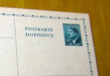 EBS Bohemia & Moravia Böhmen & Mähren 1942 Postal card P14 unused