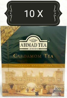 10 x 100 Teebeutel Schwarztee mit Kardamom AHMAD TEA LONDON Cardamom Tea 