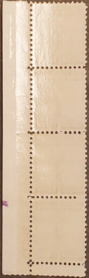 1940 US Stamp 1 Cent / 1c MNH - OG - Block Pane #22673 Statue of Liberty - Env#1 - Image 2 of 2