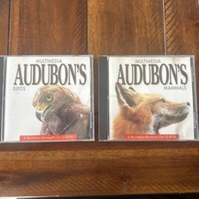 Multimedia Audubon's Birds Mammals by Creative Multimedia 1994 CD-ROM