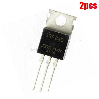 2Pcs Mosfet Transistor IRF840 New Ic tu