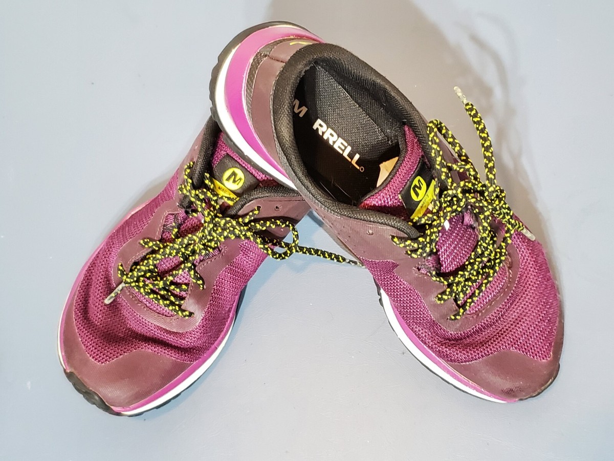 Merrell Mag-5 Vibram Plum Purple Womens Size US Running Shoes