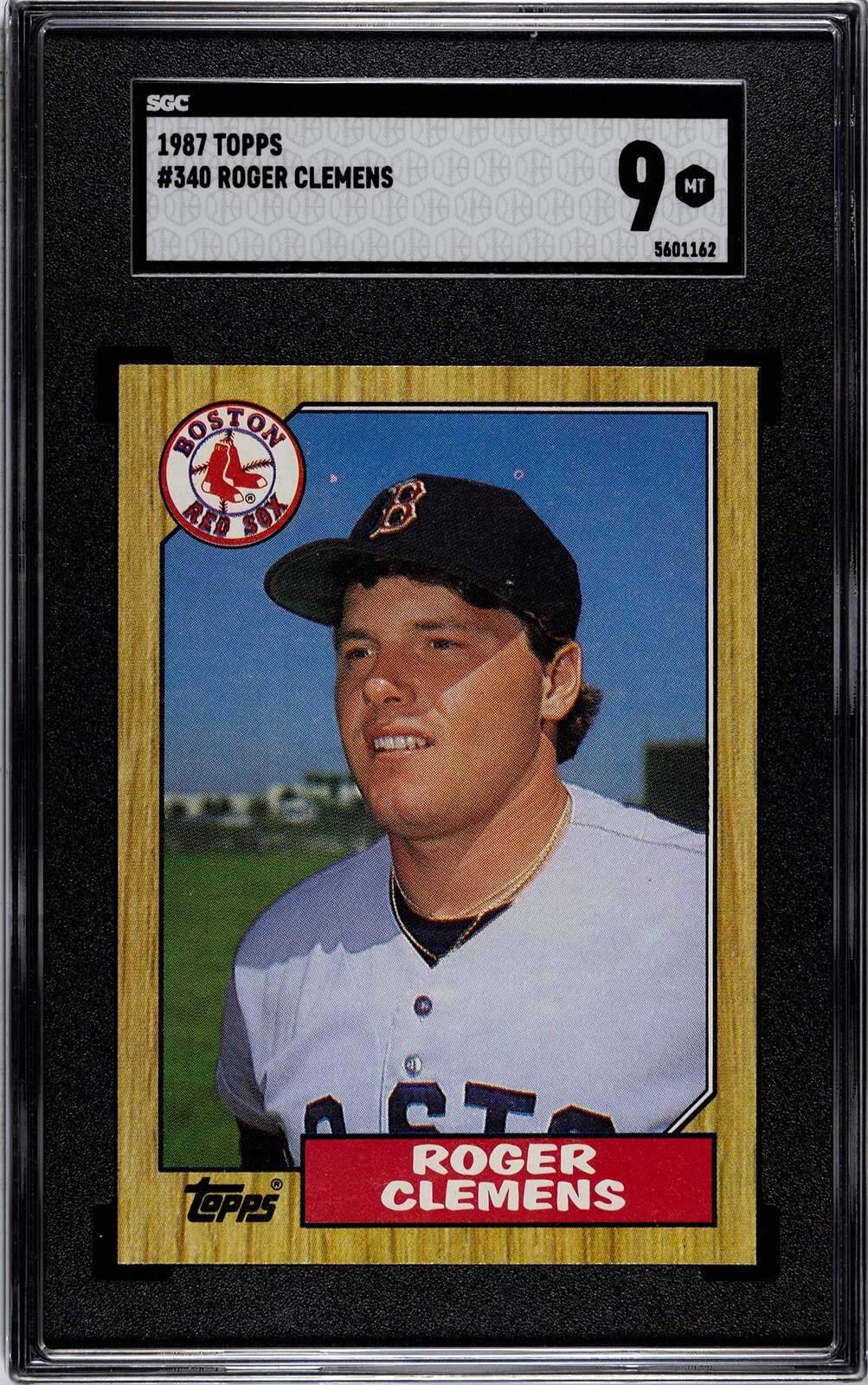 1987 Topps #340 Roger Clemens SGC 9 MINT