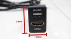 TOYOTA HILUX FORTUNER 2015-19 TACOMA TUNDRA  AUDIO HDMI USB DIMENSION 3.0X2.0