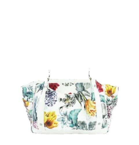 Jupe Short St. Johns Bay Femme, Taille 12, Multicolore Floral, Poches, Zip