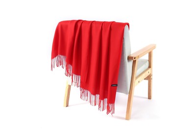 Men Women Winter Warm 100% CASHMERE Scarf Solid Plaid Wool SCOTLAND High quality