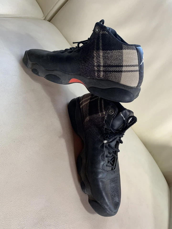 Air Jordan Horizon Low Prm Talla 8 Negro Infrarrojo Lana Cuero 850678-005 Foto 3 de 4