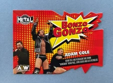 2022 Skybox AEW Metal Universe Adam Cole Bonzo Gonzo #BG-2