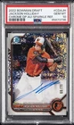 2022 BOWMAN DRAFT CHROME DRAFT PICK AUTO SPARKLE REF JACKSON HOLLIDAY /71 PSA 10