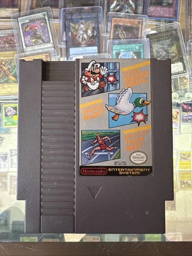 Super Mario Bros. / Duck Hunt / World Class Track Meet Nintendo NES Cart Only