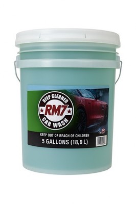 RM7 Car Wash Deep Cleaner 5 Gallons (18.9L / 640 fl. oz.) | Professional Use