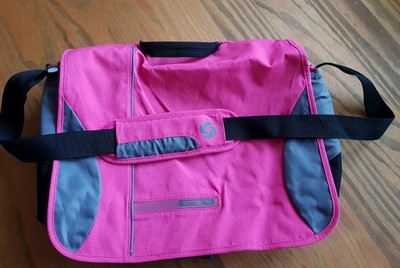 Samsonite Business Laptoptasche 15 Zoll pink grau schwarz gepolstert vieleFächer
