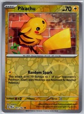 Pikachu [Reverse Holo] #51 Prices | Pokemon Temporal Forces