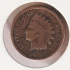 US Rare Old West 1899 Indian Head Penny Coin American Collection Shield Cent USA