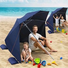Beach Shelter Umbrella,2Pack UPF 50 Large Camping Umbrella for Sports,...