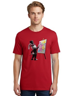 Ecco-Viaj Mens Graphic Tee, 100% Cotton, Casual Summer Wear