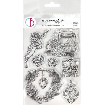 Acrylstempel 15x21 - Ciao Bella - Warm Heart