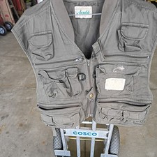 Vintage Ausable fishing vest. Size L/XL Tactical Olive Green. No Tag