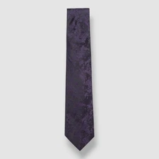 Ryan Seacrest Distinction Men's Purple Black Carrie Floral Neck Tie 56x3