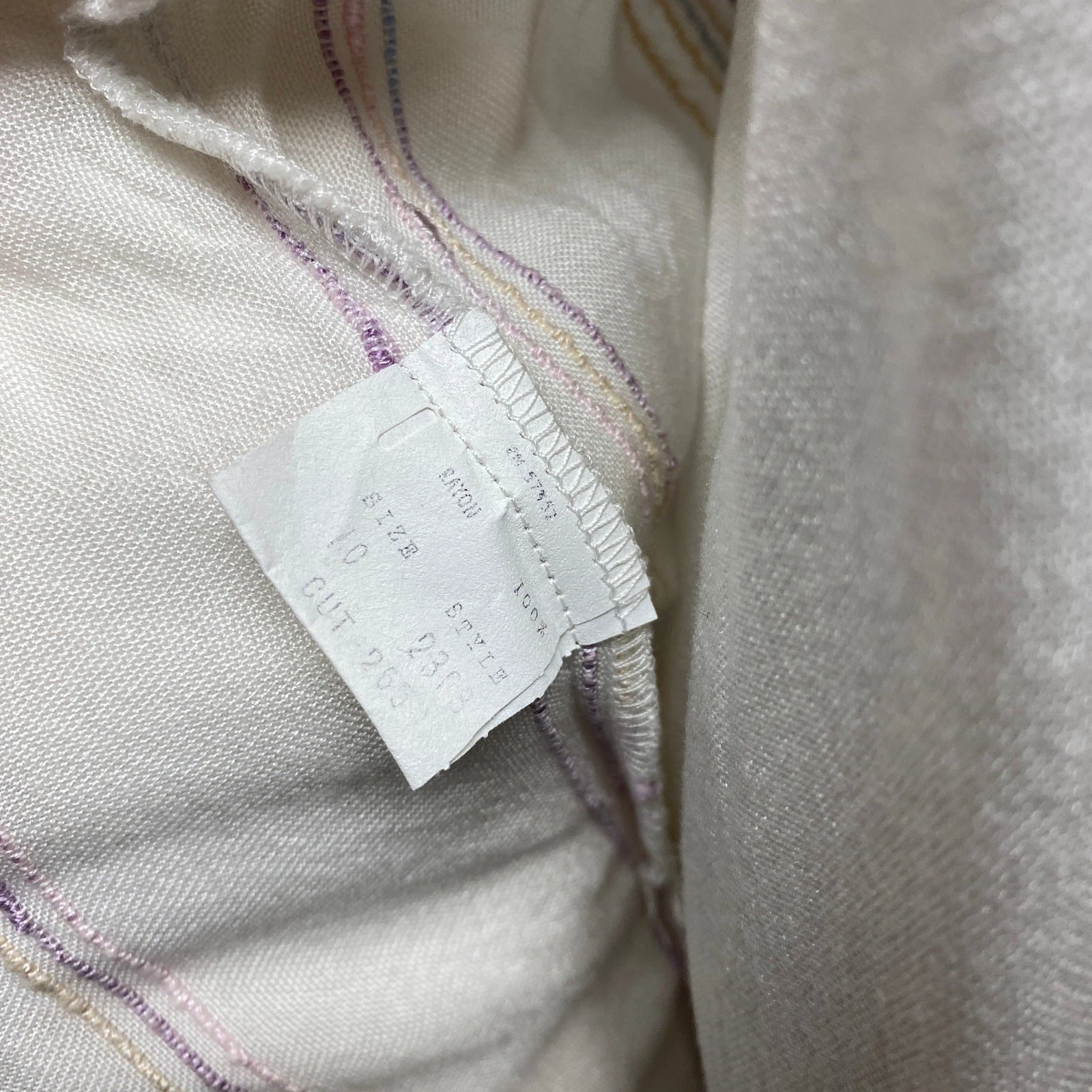 UNDERCOVER Abito camicia gilet vintage Secrets donna taglia 10 Cottagecore con bottoni