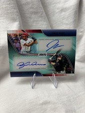 2025 Stadium Club Dual Auto James Wood/Dylan Crews /50 Blue DA-WC